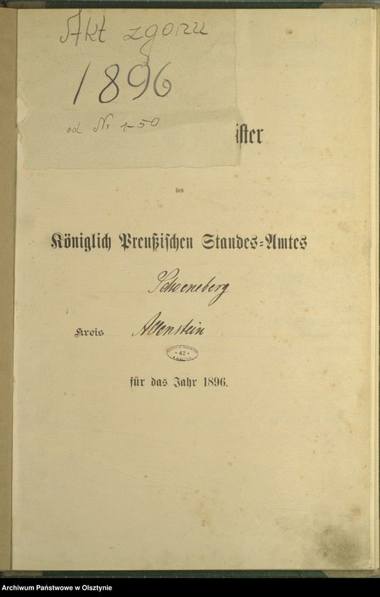 image.from.unit.number "Sterbe-Haupt-Register Nr 1 - 50"