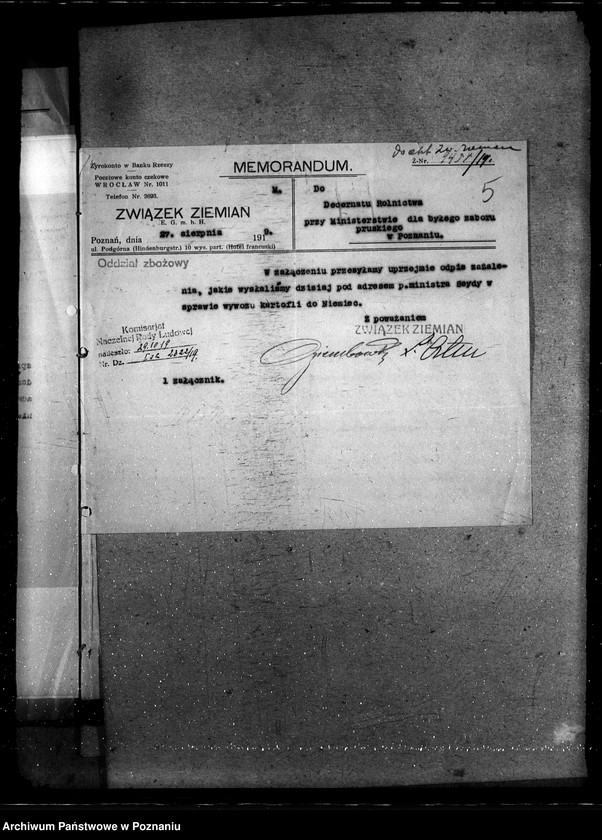 Obraz 9 z jednostki "Poznański Bank Ziemian [Związek Ziemian]"