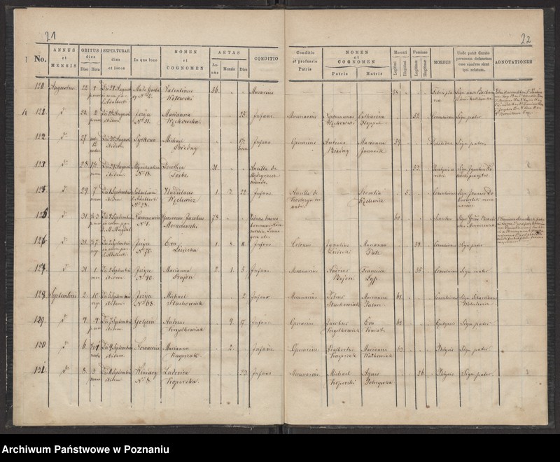 Obraz 13 z jednostki "Księga zgonów"