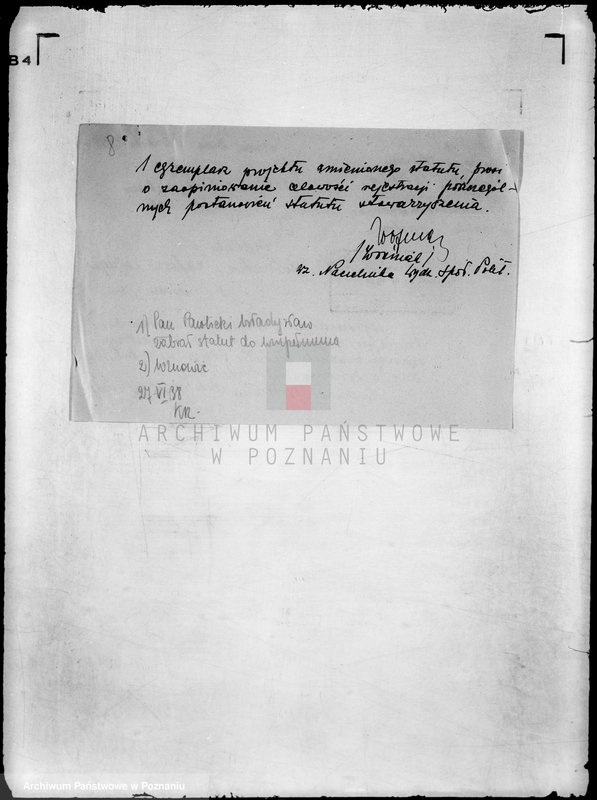 Obraz 12 z jednostki "/Towarzystwo Sportowe Wędkarzy,,Warta" w Poznaniu/"