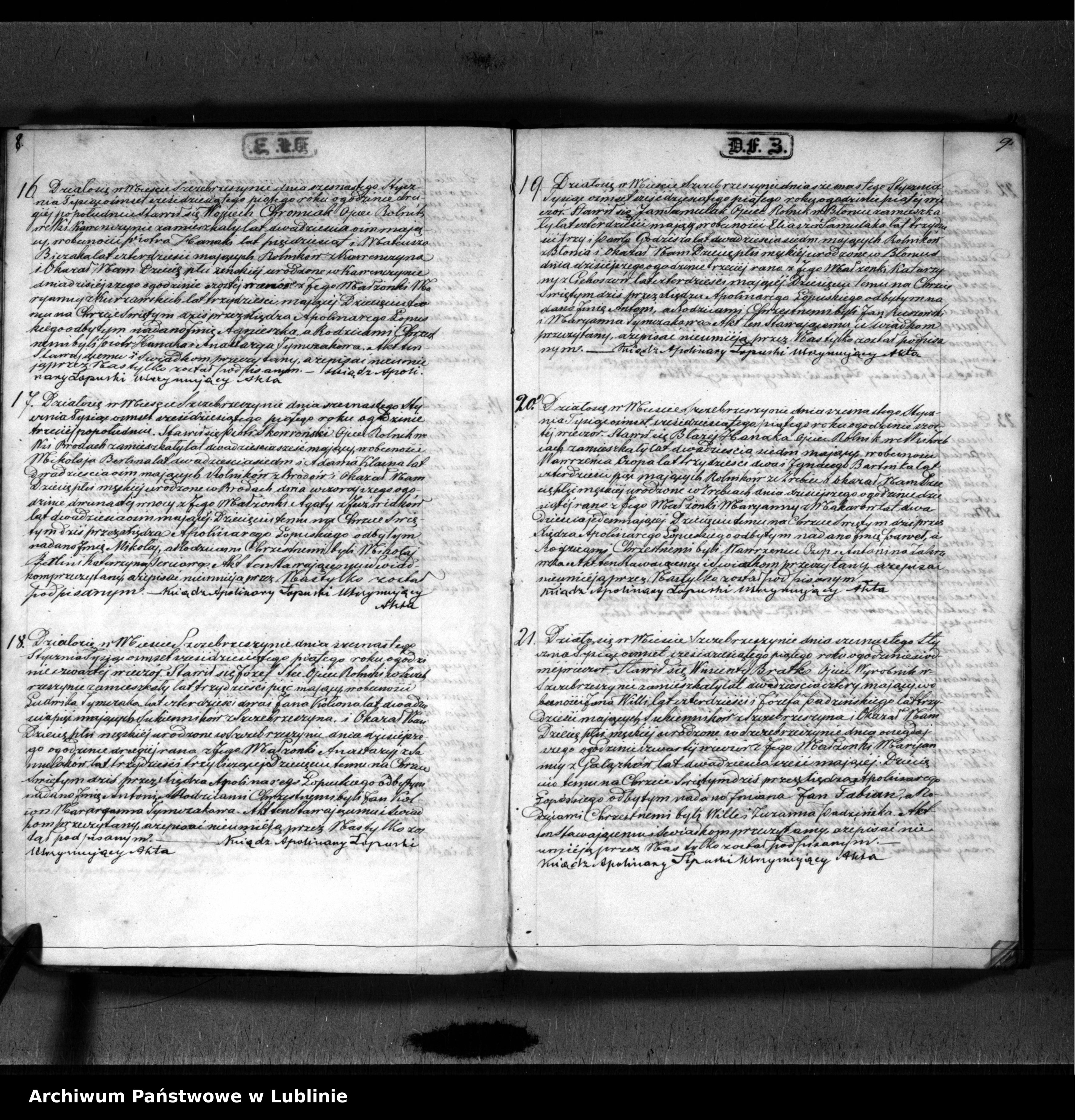 Skan z jednostki: Księga urodzeń, małżeństw i zgonów