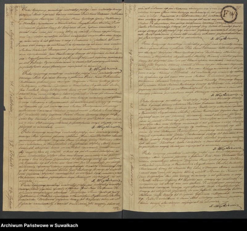 image.from.unit.number "Akta Urodzonych Urzędnika Stanu Cywilnego Gminy Kaletnickiey, od dnia 1-go Stycznia 1825 r. do dni ostatnich Grudnia tegoż Roku"