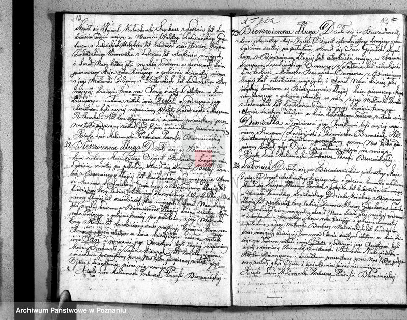 Obraz 8 z jednostki "Akta urodzonych, zaślubionych i zmarłych"