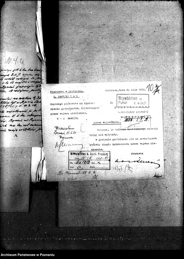 Obraz 14 z jednostki "Sprawy szczegółowo-administracyjne Szkody wojenne p. Gostyń, Grodzisk"