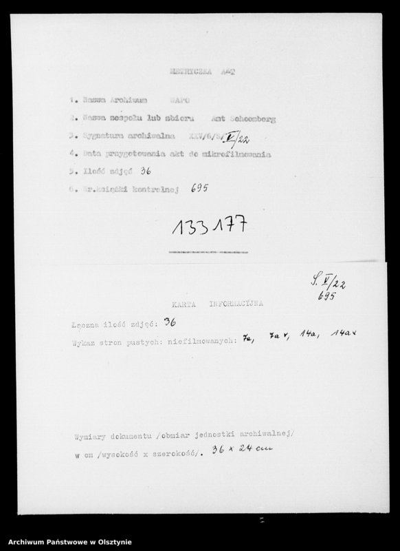 image.from.unit.number "Denkschrift, dass das Amt Schönberg als Kaduk anzusehen und einzuziehen ist"