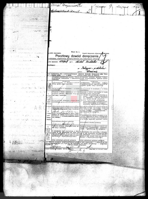 Obraz 15 z jednostki "Spłata czynszu dzierżawnego majątku Pałczyn"