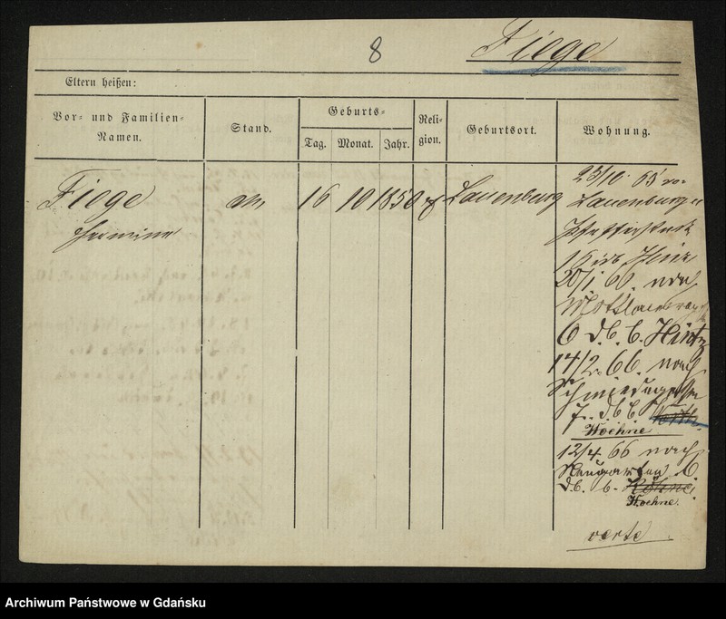 image.from.unit.number "Karty meldunkowe: Fiege - Fincke"