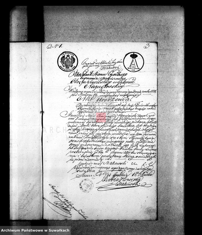 image.from.unit.number "Aneksa do aktów małżeństw starozakonnych Okręgu Suwałki za rok 1863"