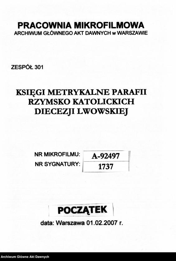 image.from.unit.number "Parafia: Barysz. Dekanat: Buczacz. Kopie z ksiąg metrykalnych ur., śl., zg. dla całej parafii (miasto Barysz i wsie)."