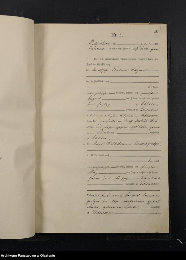 image.from.unit.number "Heiraths-Haupt-Register Nr 1 - 54"