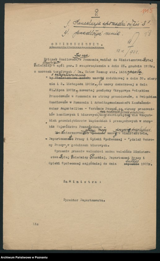 Obraz 20 z jednostki "[Materiały dotyczące ustalania płac dla pracowników zatrudnionych w przemyśle i handlu]"