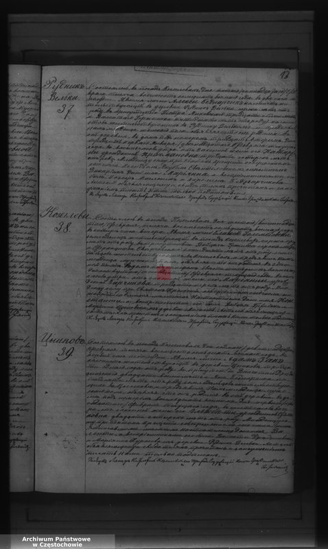 Obraz 16 z jednostki "[Duplikaty akt urodzeń, małżeństw i zgonów z 1878 roku]"