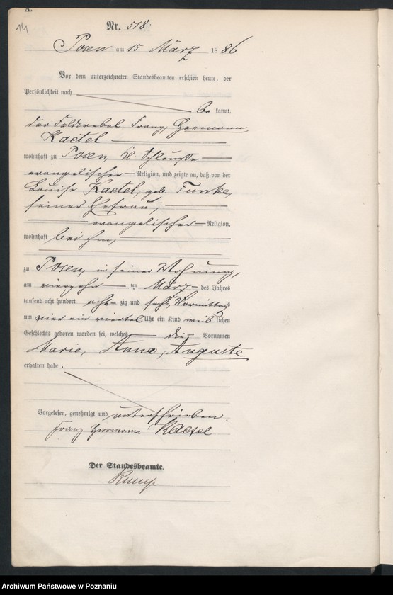 Obraz 17 z jednostki "Księga urodzeń t. II"