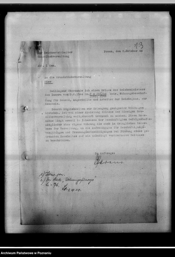 Obraz 18 z jednostki "Wohnungsfürsorge und Büroraumbeschaffung."