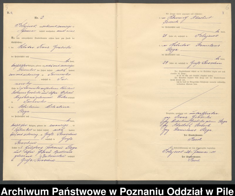 Obraz 6 z jednostki "Księga małżeństw"