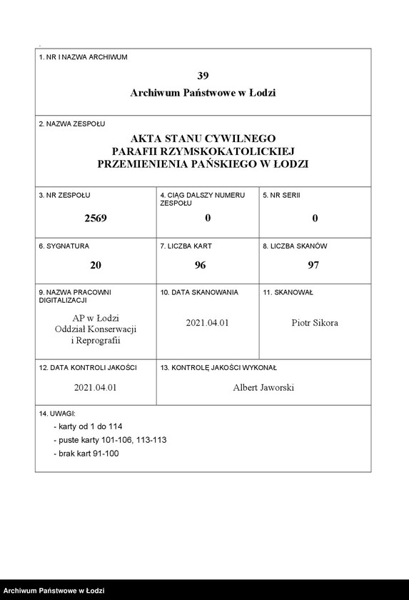 Obraz 1 z jednostki "Akta zgonów"