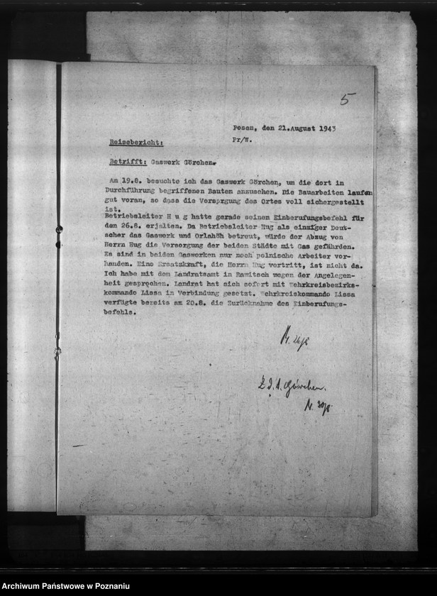 Obraz 9 z jednostki "Gaswerk - Görchen (Miejska Górka)"