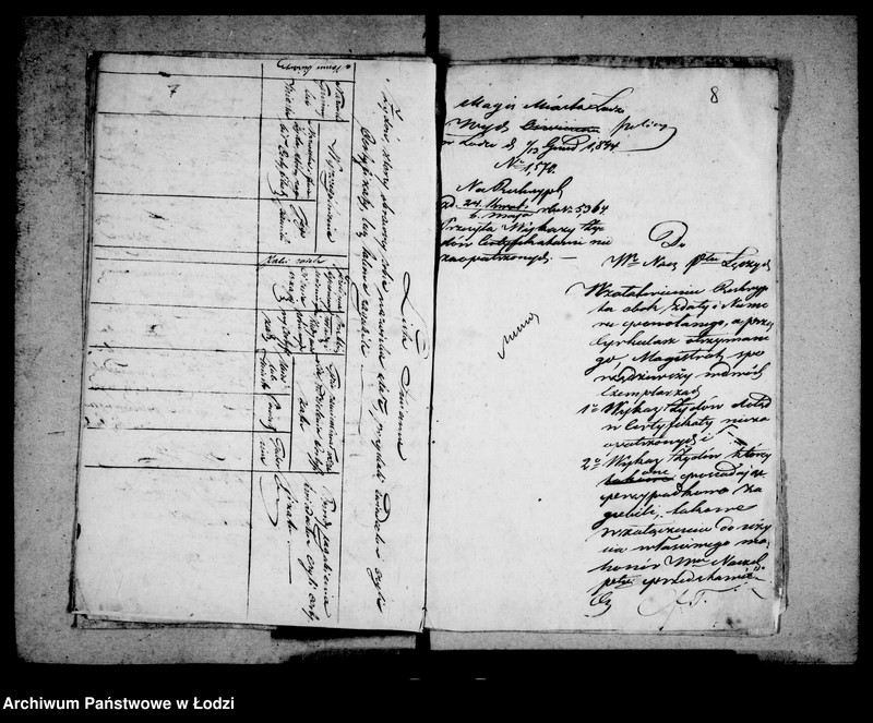 Obraz 10 z jednostki "Akta tyczące się certyfikatów na obranie nazwiska przez Żydów"