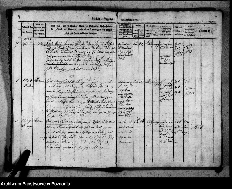 Obraz 12 z jednostki "Register der Getrauten und Verstorbenen"