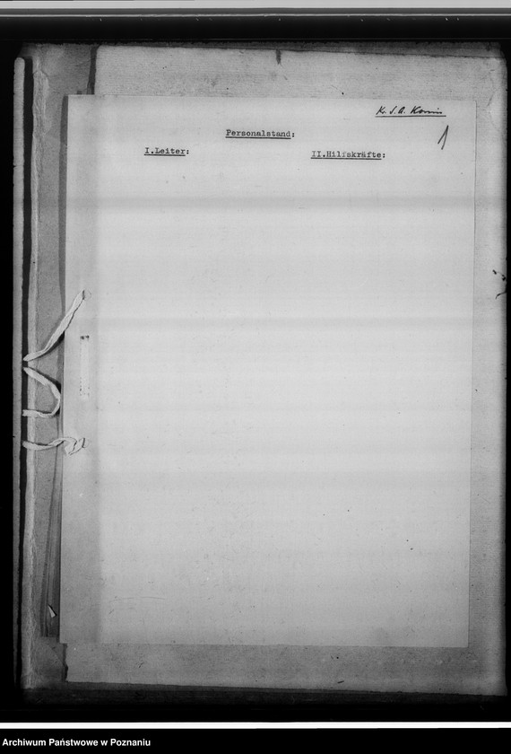 Obraz 5 z jednostki "[Korespondencja w sprawach organizacyjnych], Kreissippenamt Konin"