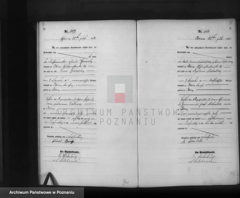 Obraz 20 z jednostki "Księga zgonów t. III"