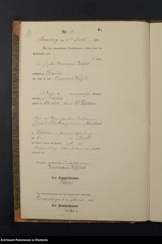 image.from.unit.number "Sterbe-Neben-Register Nr 1 - 32"