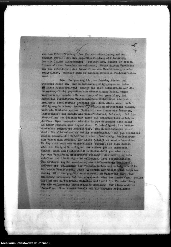Obraz 12 z jednostki "Wyrok Sondergerichtu we Włocławku, na Polaków za rozstrzelanie 5 Niemców we wrześniu 1939 roku"