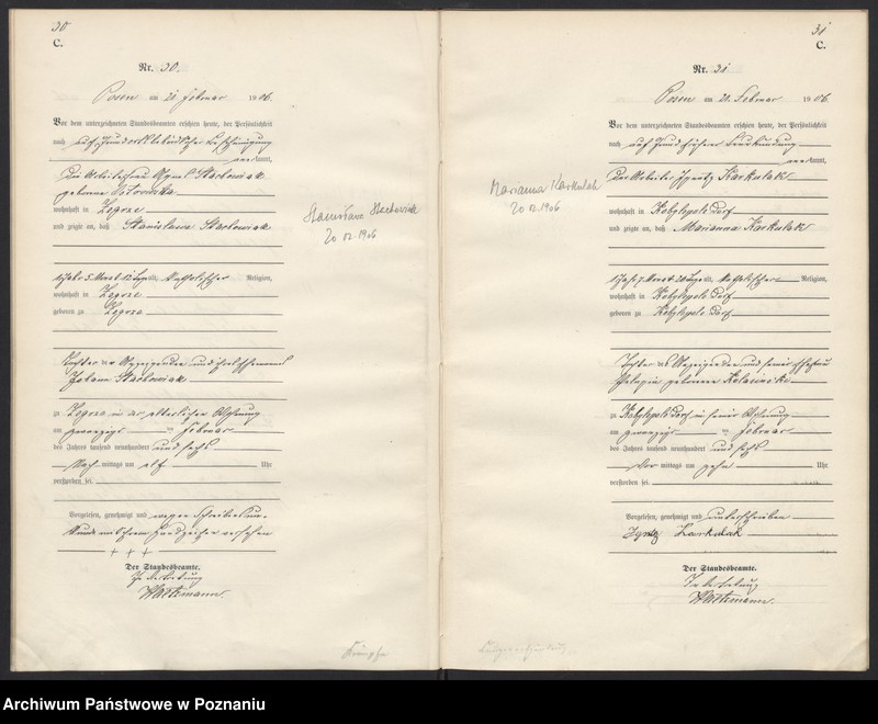 Obraz 18 z jednostki "Księga miejscowa zgonów"