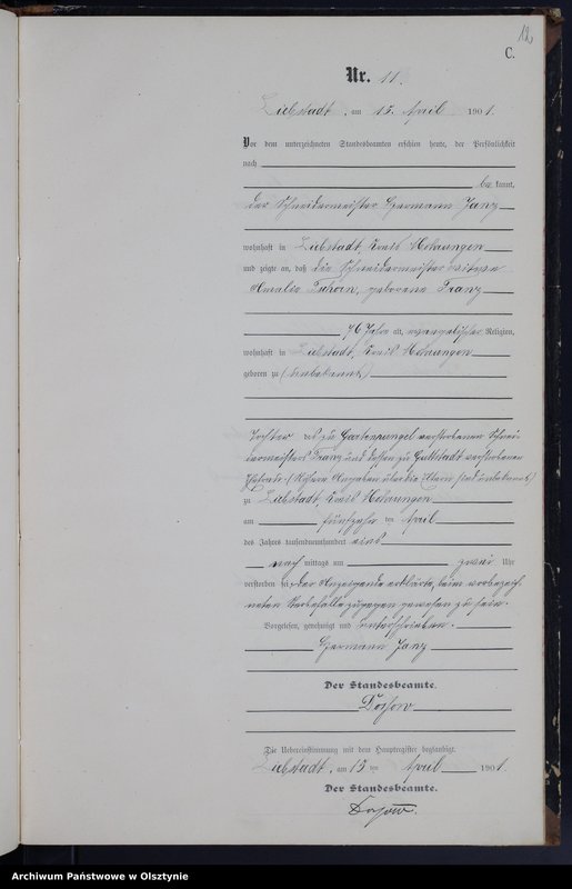 image.from.unit.number "Sterbe-Neben-Register Nr 1 - 56"