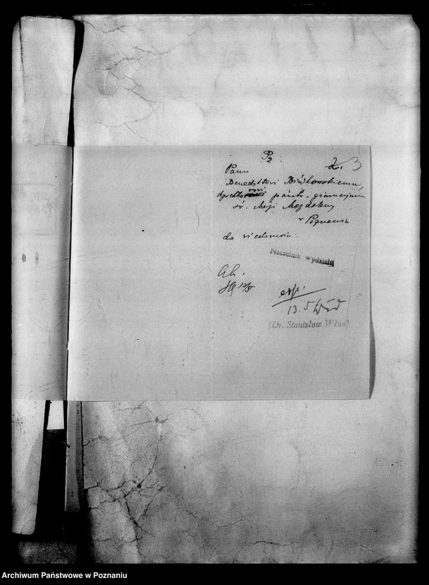 Obraz 7 z jednostki "Prywatne Gimnazjum imienia Adama Mickiewicza - Poznań [wykaz abiturientów z kwietnia 1931 roku]"