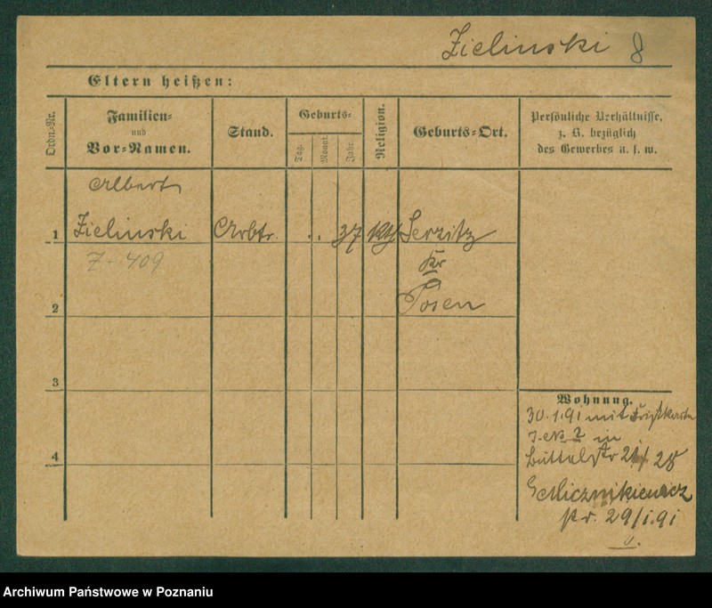 Obraz 10 z jednostki "Zielinski (samotni mężczyźni)"