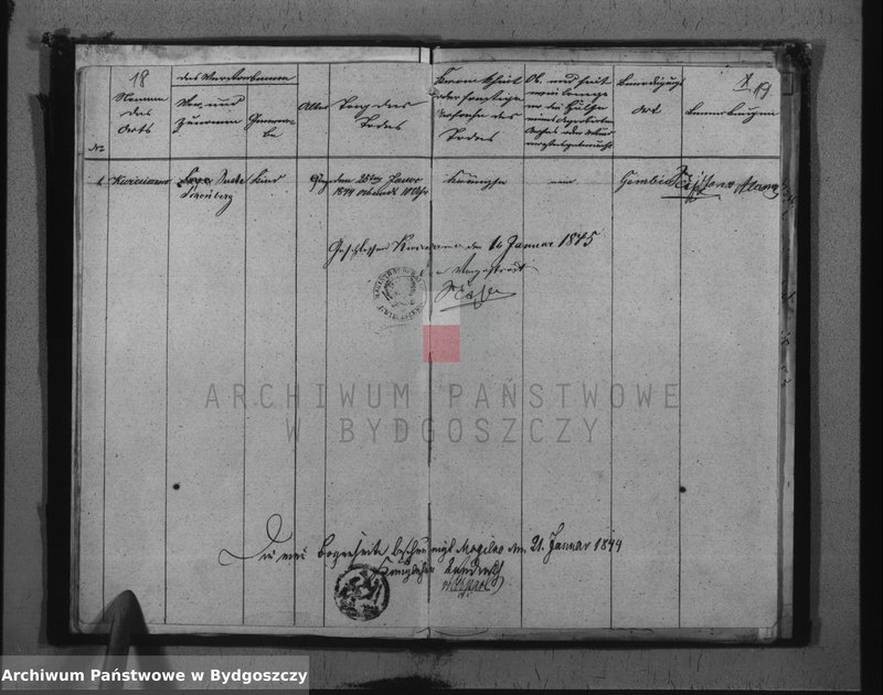 image.from.unit.number "Duplicate der Personen Standes Register Juden Gemeinde zu Kwieciszewo"