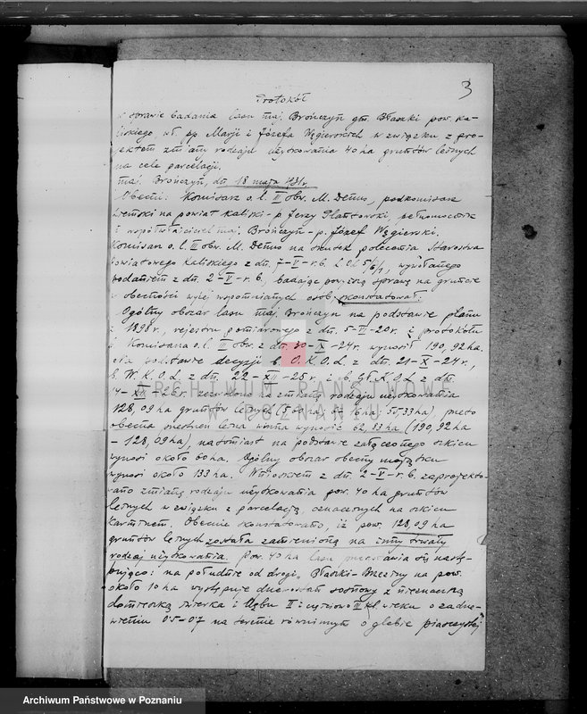 Obraz 7 z jednostki "Zmiana rodzaju użytkowania 40 ha gruntów leśnych w majątku Brańczyn w powiecie kaliskim"