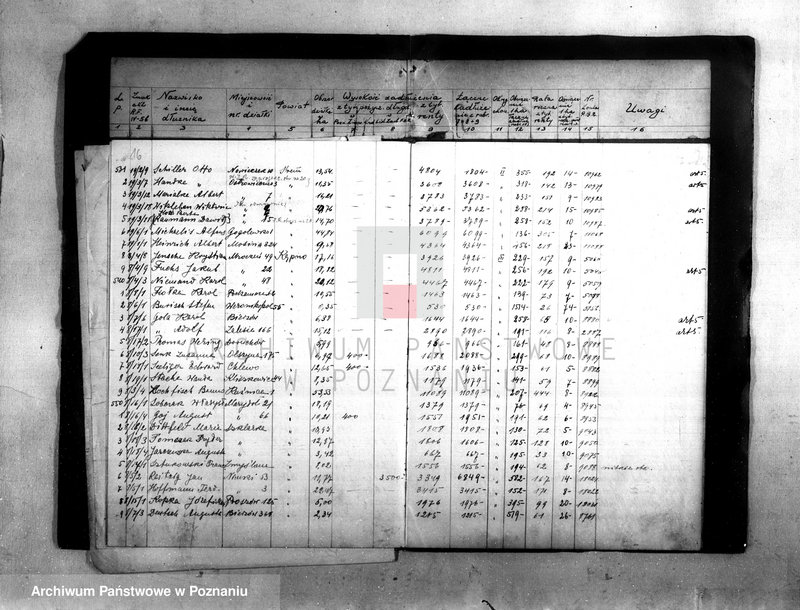Obraz 11 z jednostki "Zestawienie podań dłużników rentowych o ulgi z art. 16/Dz.U.R.P. poz. 842/34"