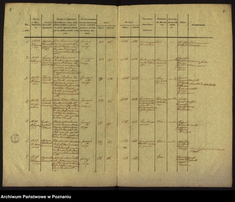 Obraz 4 z jednostki "Księga małżeństw"