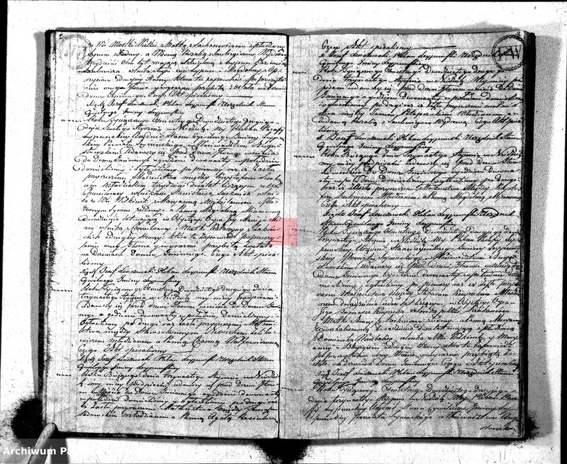 Obraz 4 z jednostki "Księga Aktów Małżeństwa Gminy Leypuńskiej od 1-o Stycznia z Roku 1822"