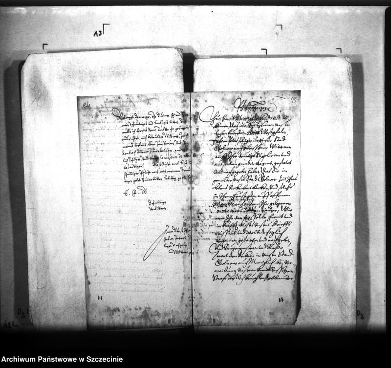 Obraz 20 z jednostki "Privilegien, Konzessionen und Zunftrollen der Bäcker zu Gollnow"