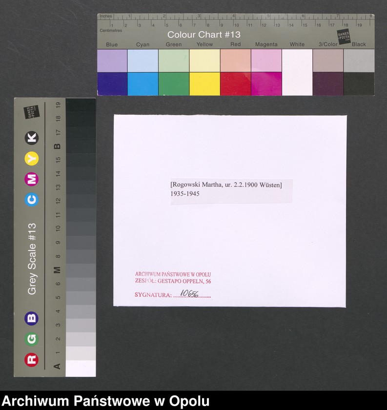 Obraz 2 z jednostki "[Rogowski Martha, ur. 2.2.1900 Wüsten]"