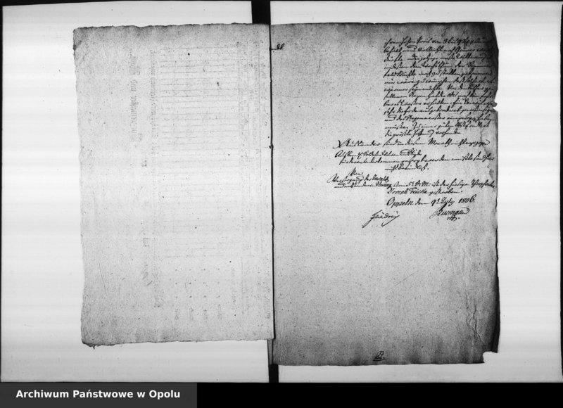 Obraz 13 z jednostki "Acta des Magistrats zu Oppeln von Monatlichen Zeitungs Berichte der Preiss Tabelle und diesfällige Corespondence Vol. XI angefangen im Juny 1806 bis ult[imo] Dec[ember] 1810"