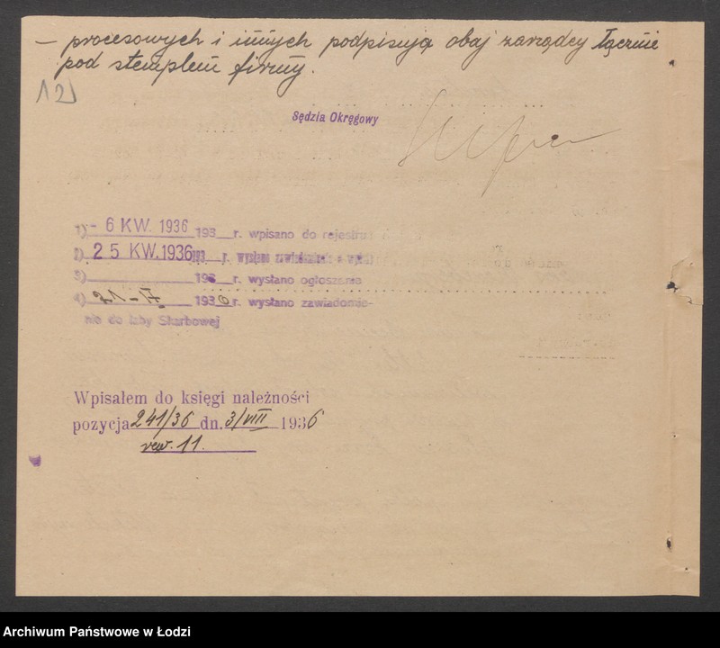 Obraz 14 z jednostki "Maks Hercberg – wyrób towarów wełnianych"