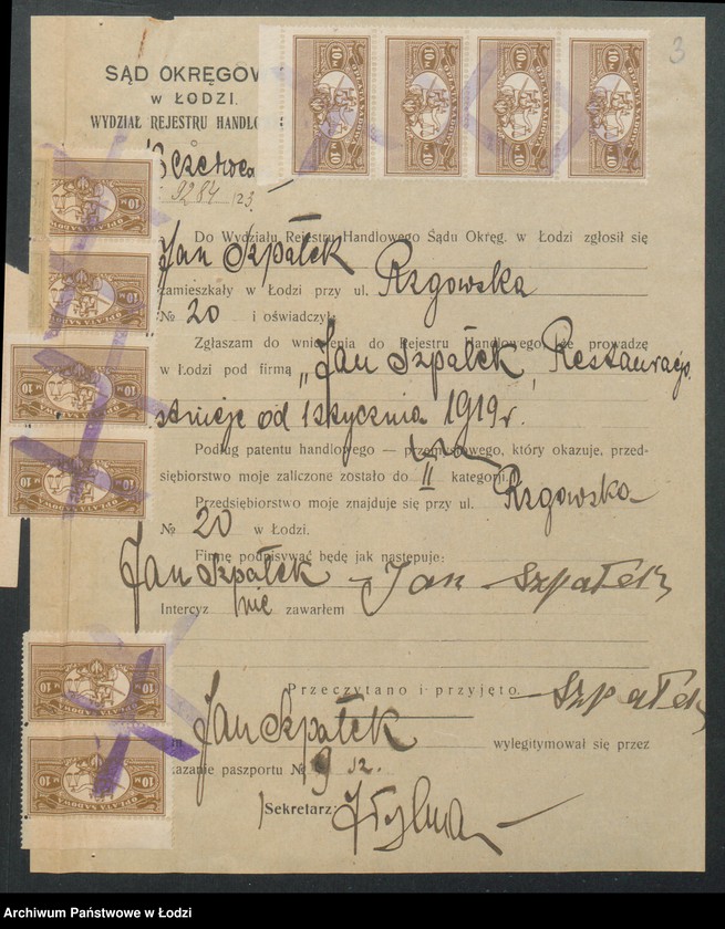 Obraz 5 z jednostki "Jan Szpałek – restauracja"