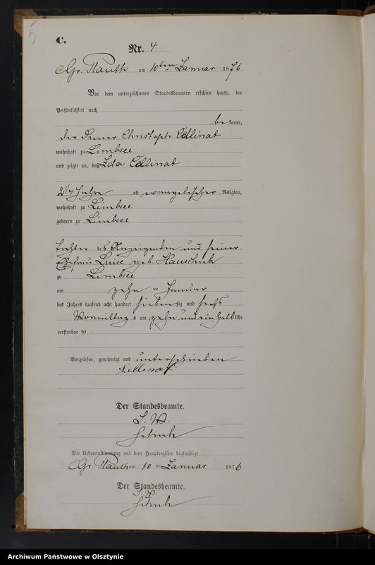 image.from.unit.number "Sterbe-Neben-Register Nr 1 - 45"
