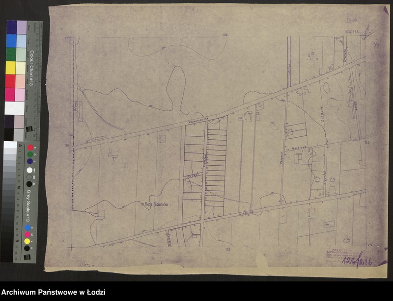 Obraz 1 z jednostki "Plan miasta Łodzi. Sekcja SW 113"