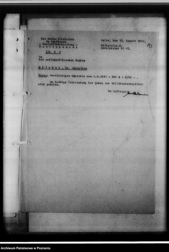 Obraz 14 z jednostki "Personenstandsregister der Judengemeinde /[owiaty: czarnkowski, obornicki, szamotulski]"