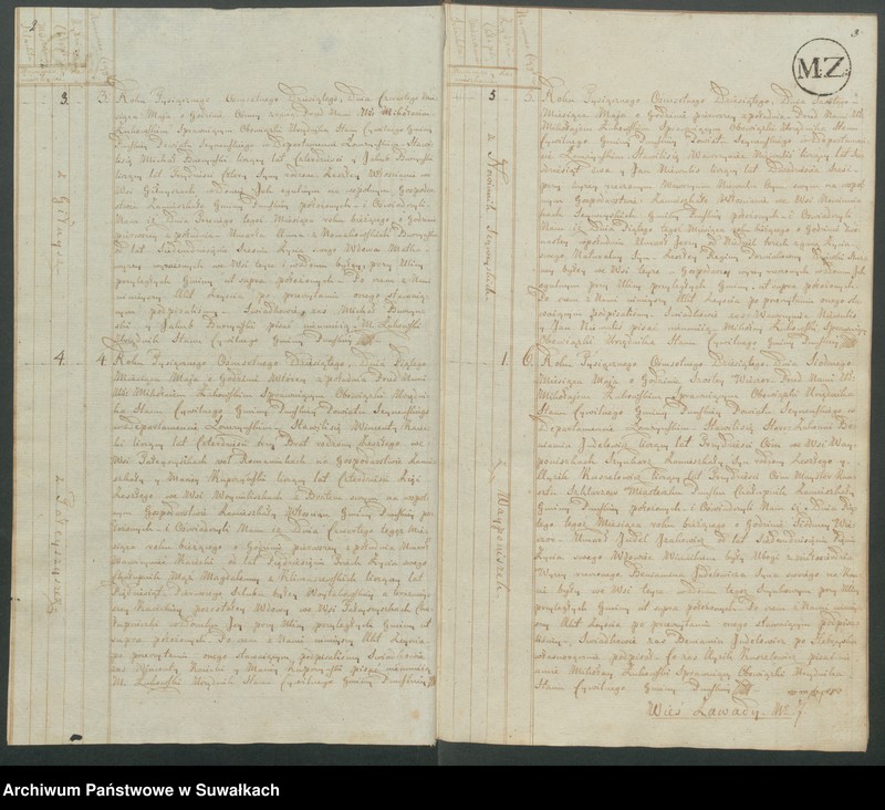 image.from.unit.number "Akta zeszłych gminy puńskiey od 1-go maja 1810"