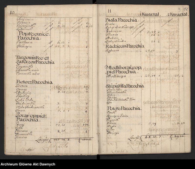 image.from.unit.number "Regestr percepty szelążnego, podatków od różnych likworów constitutione sejmu warszawskiego uchwalonego a prima Mai w woj. lubelskim."