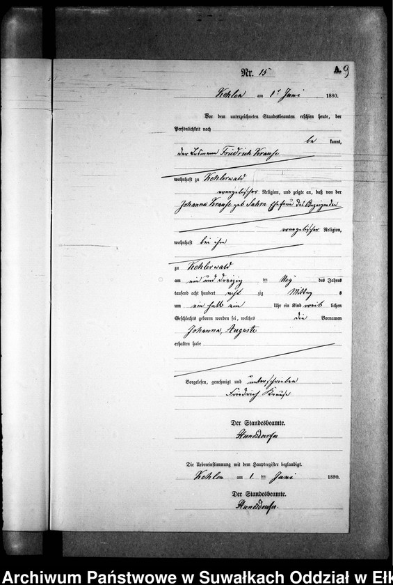 image.from.unit.number "Geburts-Neben-Register des Preussischen Standes-Amtes Kehlen Kreis Angerburg"