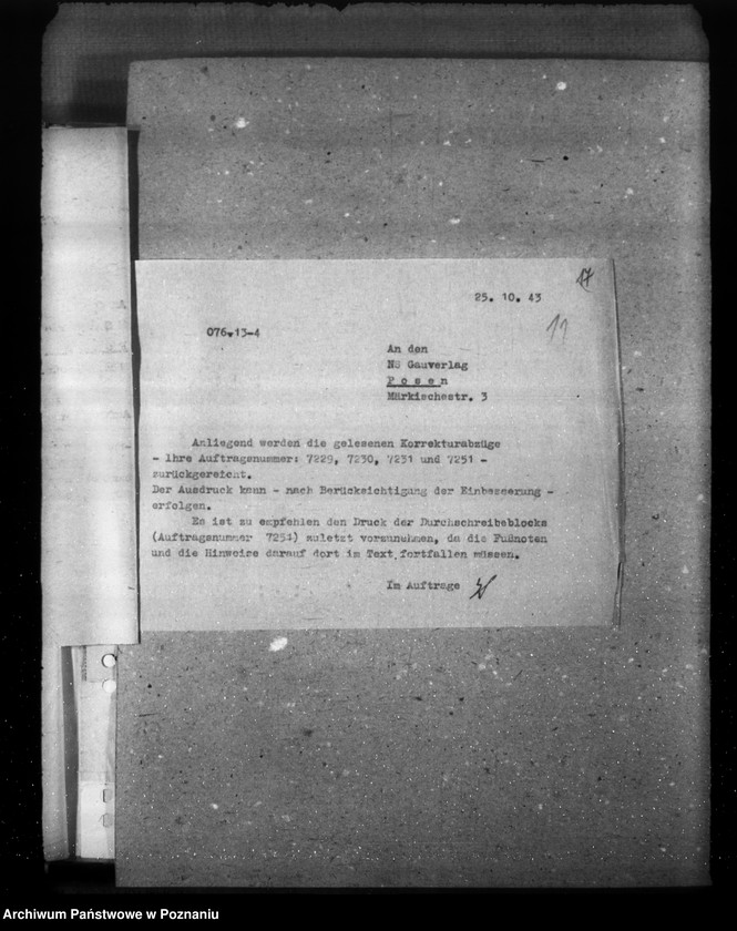 Obraz 16 z jednostki "Korespondencja, formularze i zestawienia wyników w zwiazku ze spisem bydła"