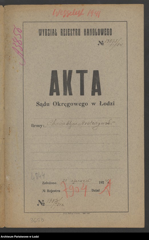 Obraz 2 z jednostki "Chaim Eleis Krotoszyński- sprzedaż obuwia"