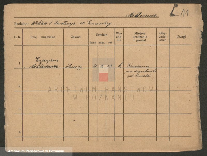 Obraz 13 z jednostki "Miklasiewicz - Mikutis"